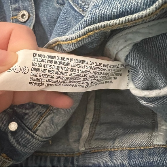 Endless Rose Denim Lace Up Jean Jacket - Picture 4 of 4